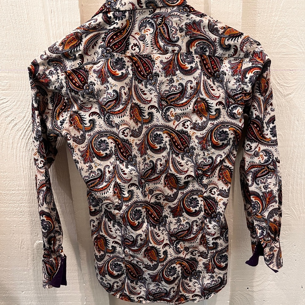 Elie Kids Paisley Dance Costume - Purple and Red - Picture 3 of 7